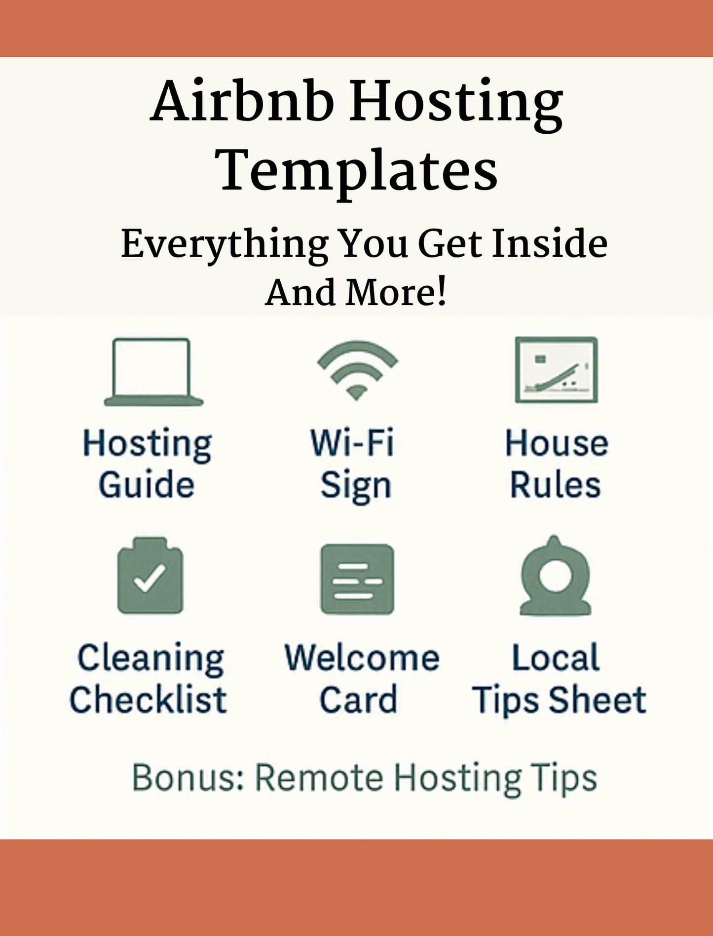 Airbnb Hosting Bundle – Editable Canva Welcome Book & Guest Guide - Deals Haven 