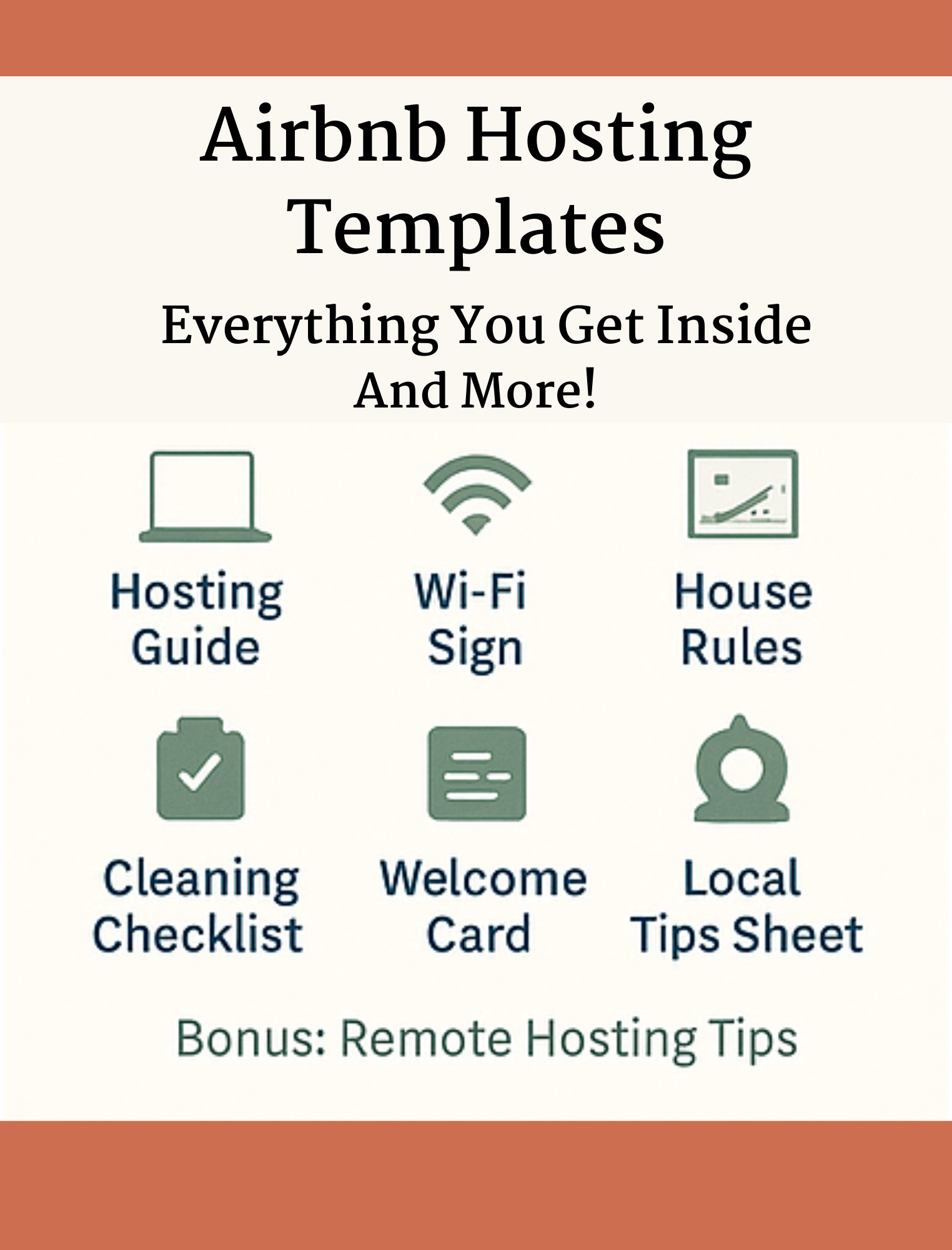 Airbnb Hosting Bundle – Editable Canva Welcome Book & Guest Guide - Deals Haven 