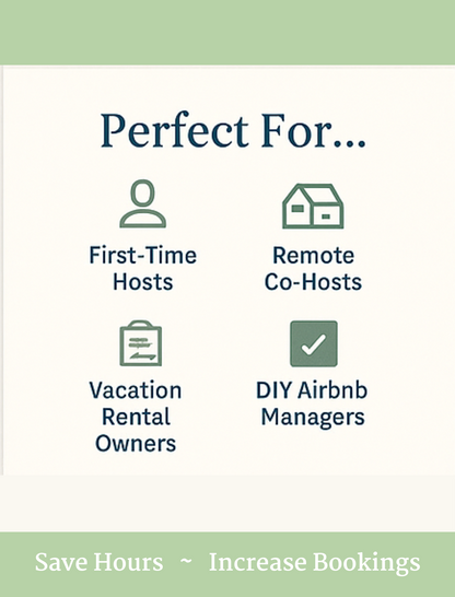 Airbnb Hosting Bundle – Editable Canva Welcome Book & Guest Guide - Deals Haven 