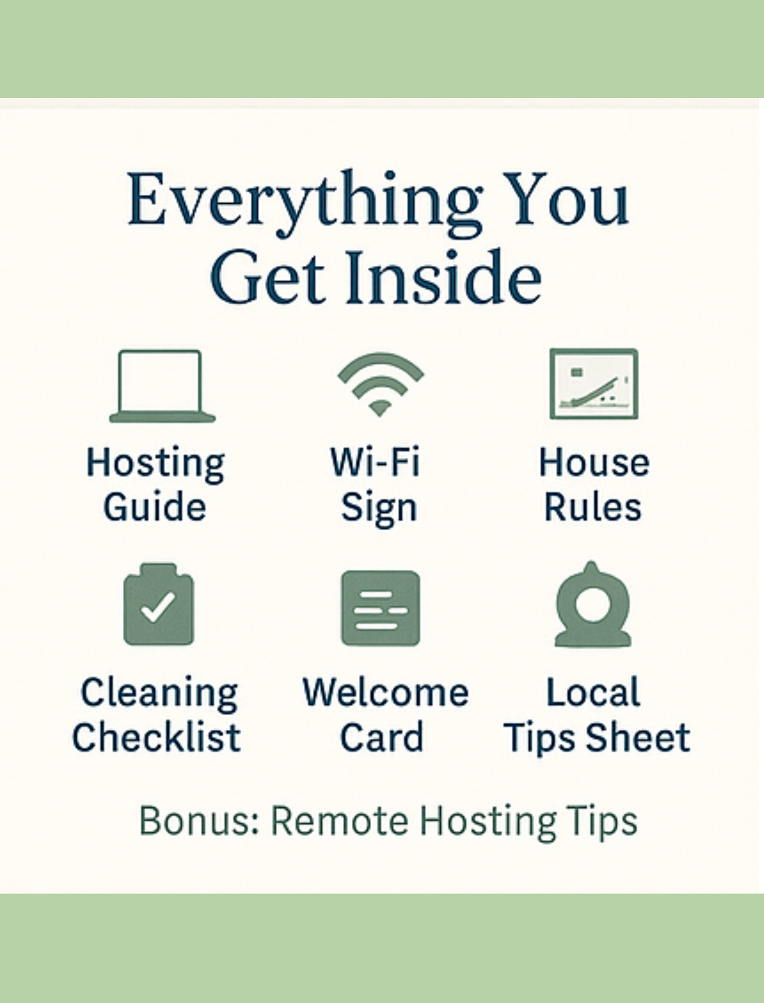 Airbnb Hosting Bundle – Editable Canva Welcome Book & Guest Guide - Deals Haven 