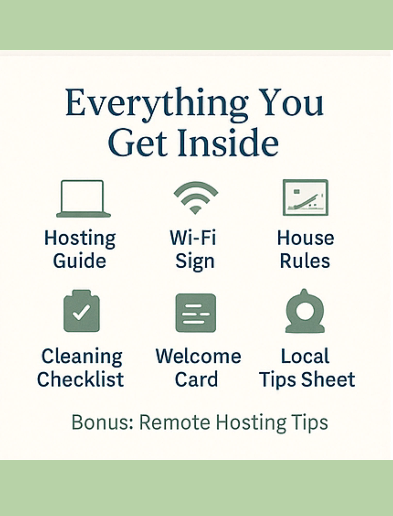 Airbnb Hosting Bundle – Editable Canva Welcome Book & Guest Guide - Deals Haven 