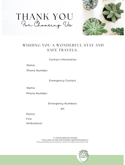 Airbnb Hosting Bundle – Editable Canva Welcome Book & Guest Guide - Deals Haven 