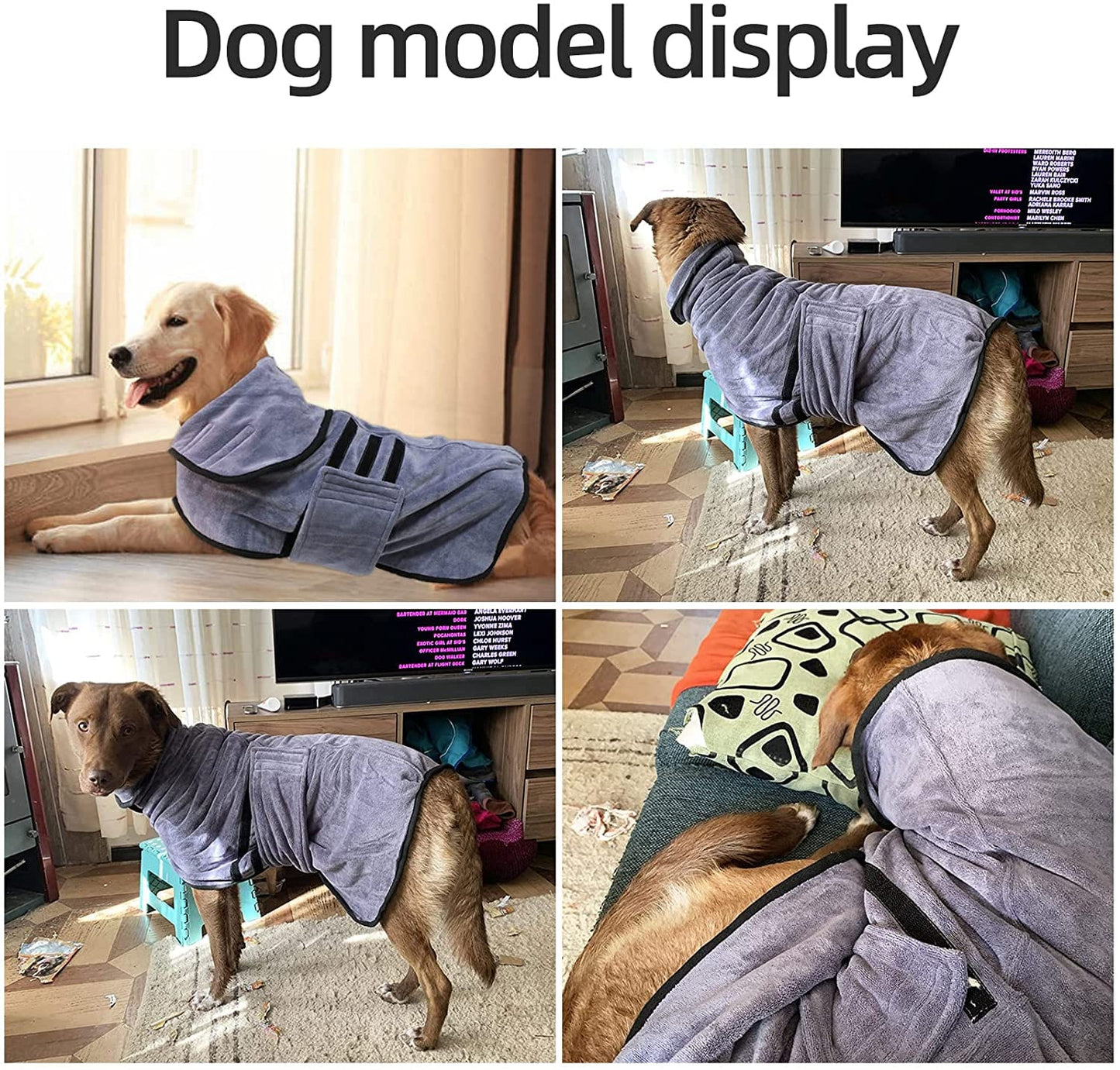 CozyPet Quick-Dry Robe