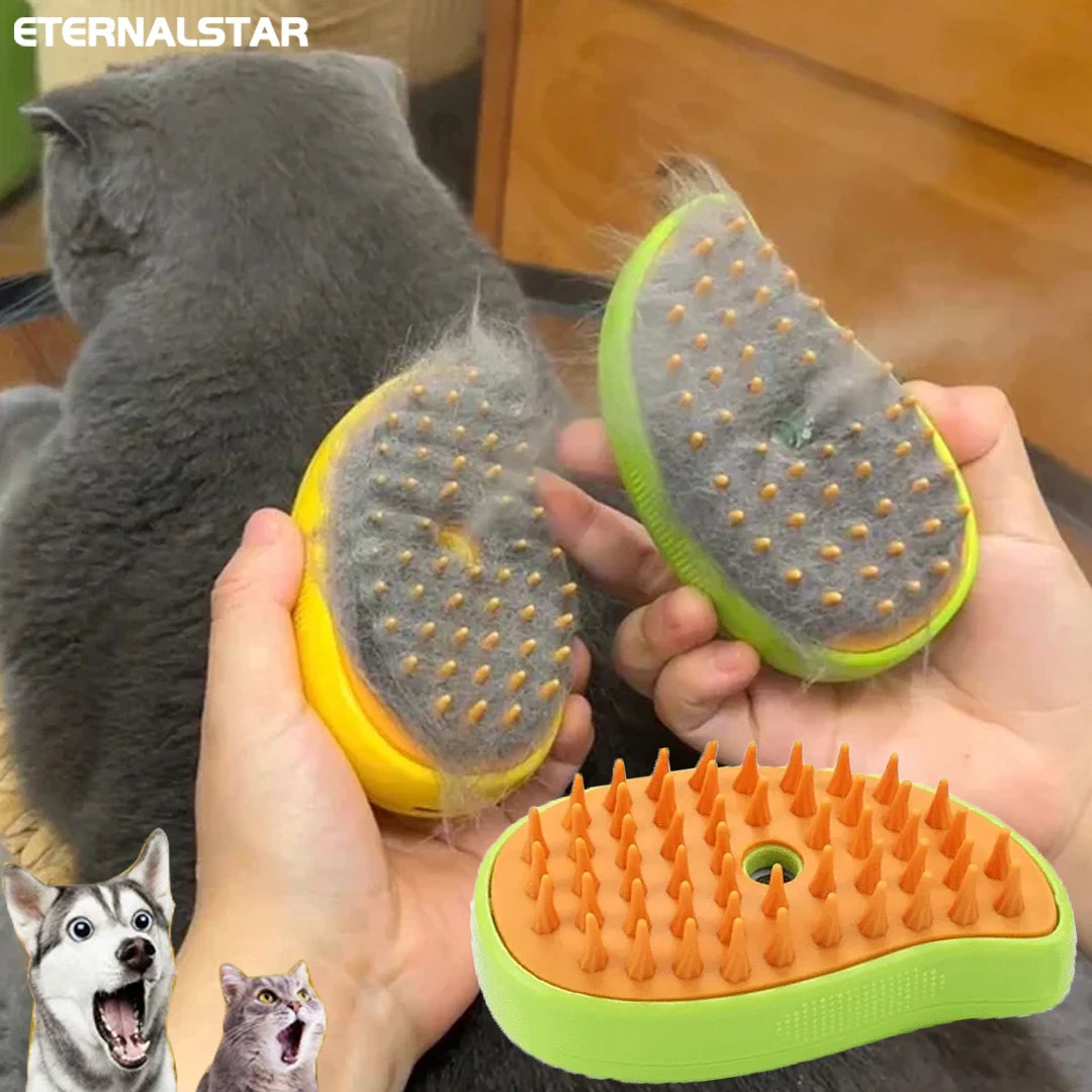 Pet Spa Steamer Brush