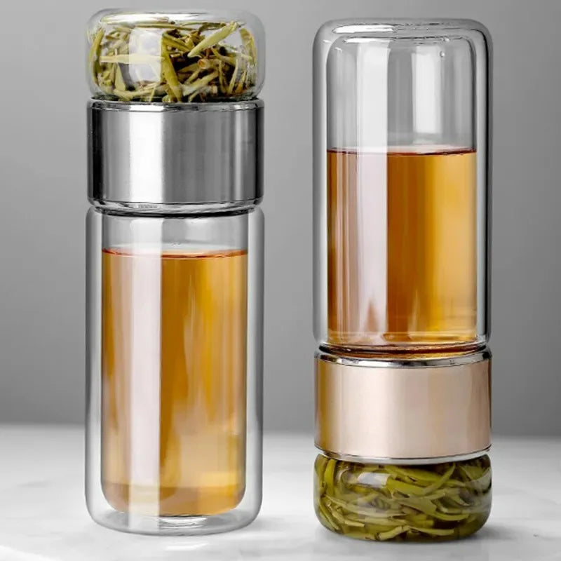 EcoGlass Tea Infuser Bottle - Deals Haven 