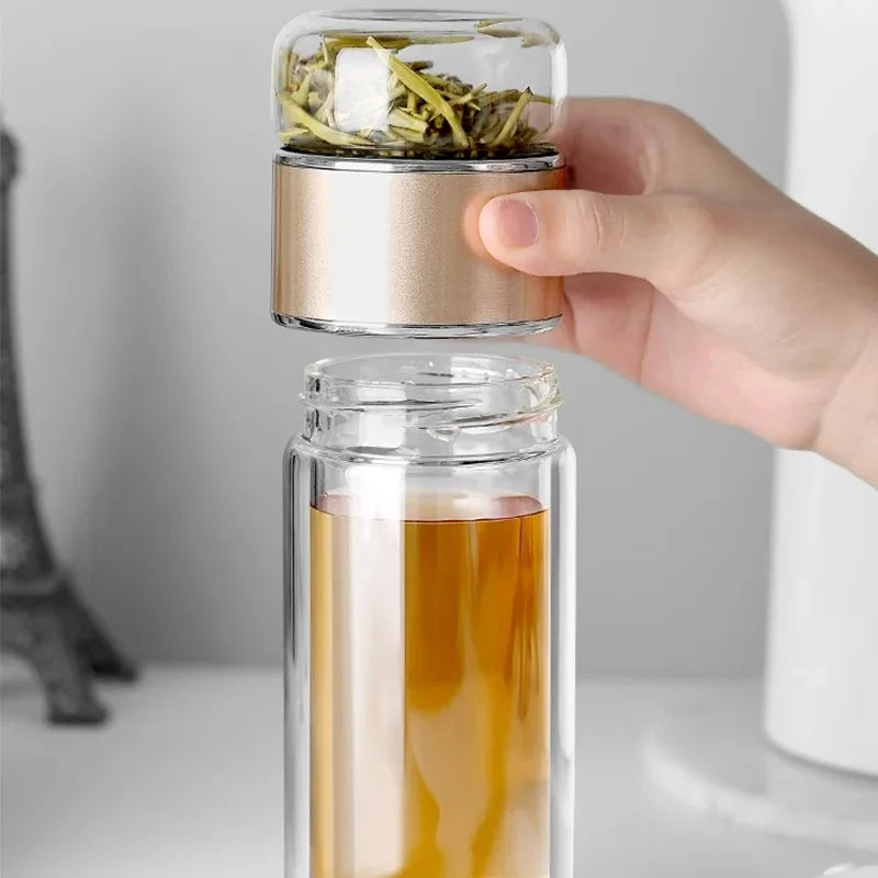 EcoGlass Tea Infuser Bottle - Deals Haven 