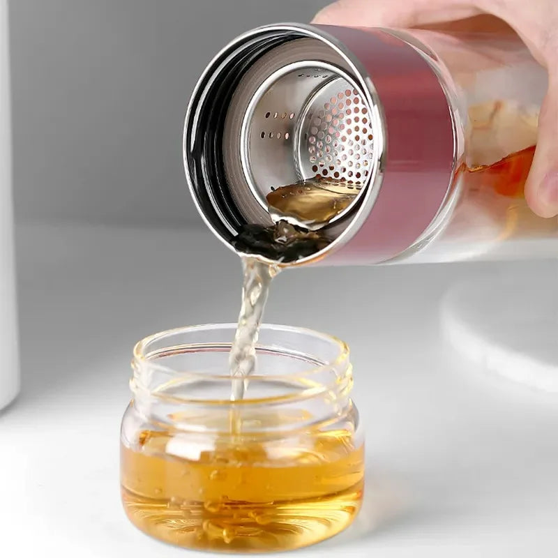 EcoGlass Tea Infuser Bottle - Deals Haven 