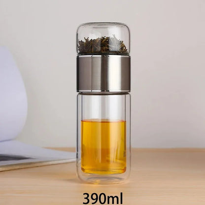 EcoGlass Tea Infuser Bottle - Deals Haven 