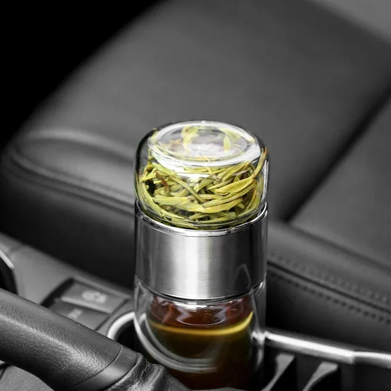 EcoGlass Tea Infuser Bottle - Deals Haven 