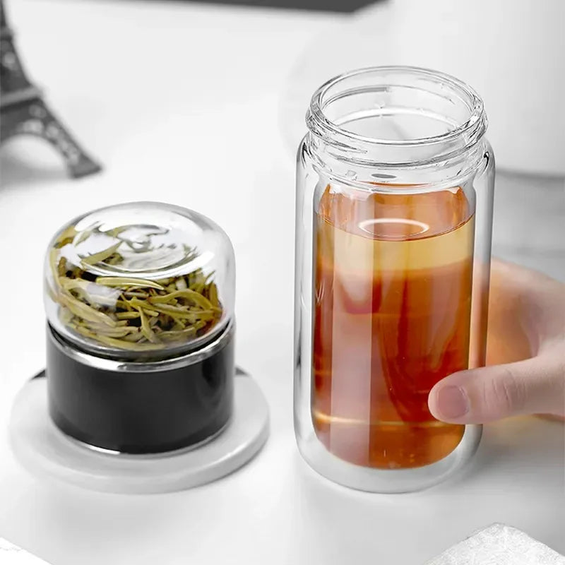 EcoGlass Tea Infuser Bottle - Deals Haven 