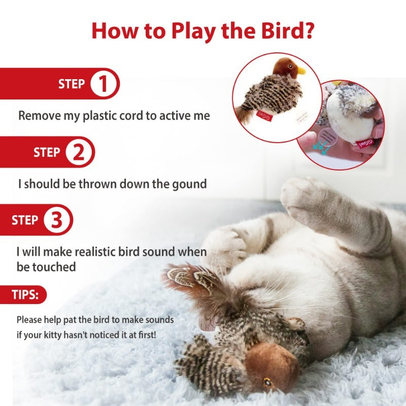 Chirpy Bird Cat Toy - Deals Haven 