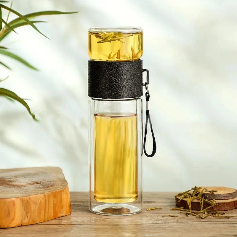 EcoGlass Tea Infuser Bottle - Deals Haven 