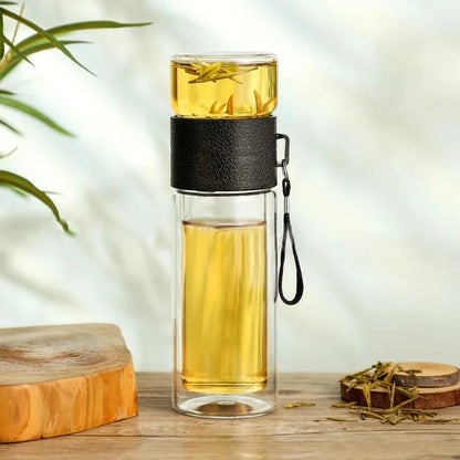 EcoGlass Tea Infuser Bottle - Deals Haven 